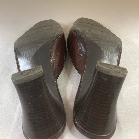 Liz Claiborne Flex Kisa dark red/brown mule - Picture 5 of 6